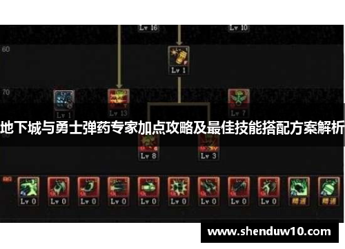 地下城与勇士弹药专家加点攻略及最佳技能搭配方案解析